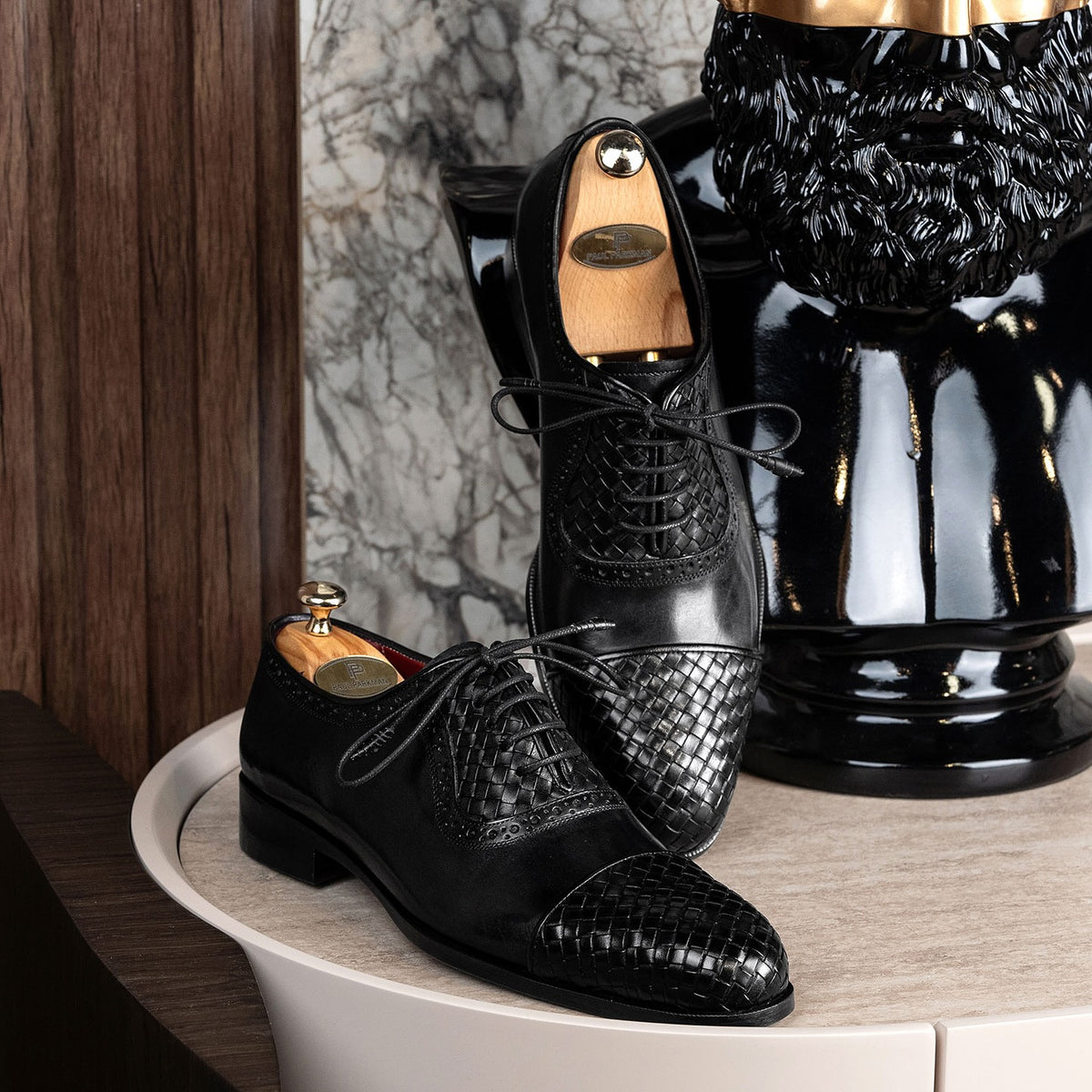 Gentleman's Woven Handmade Leather Shoes