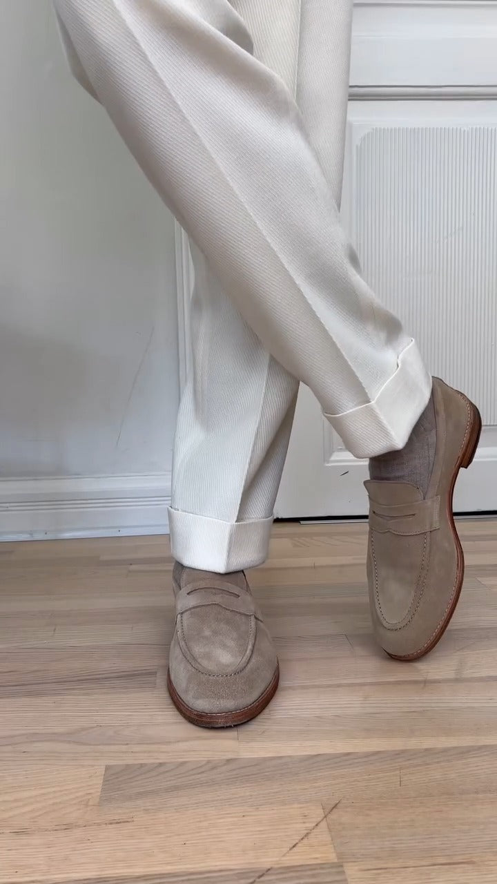 Handmade Casual Cowhide Suede Shoes