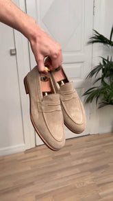 Handmade Casual Cowhide Suede Shoes