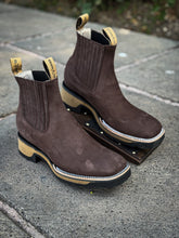 Vintage Square Toe Chelsea Boots
