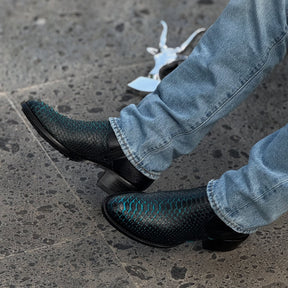 High-end Python Leather Boots