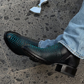 High-end Python Leather Boots