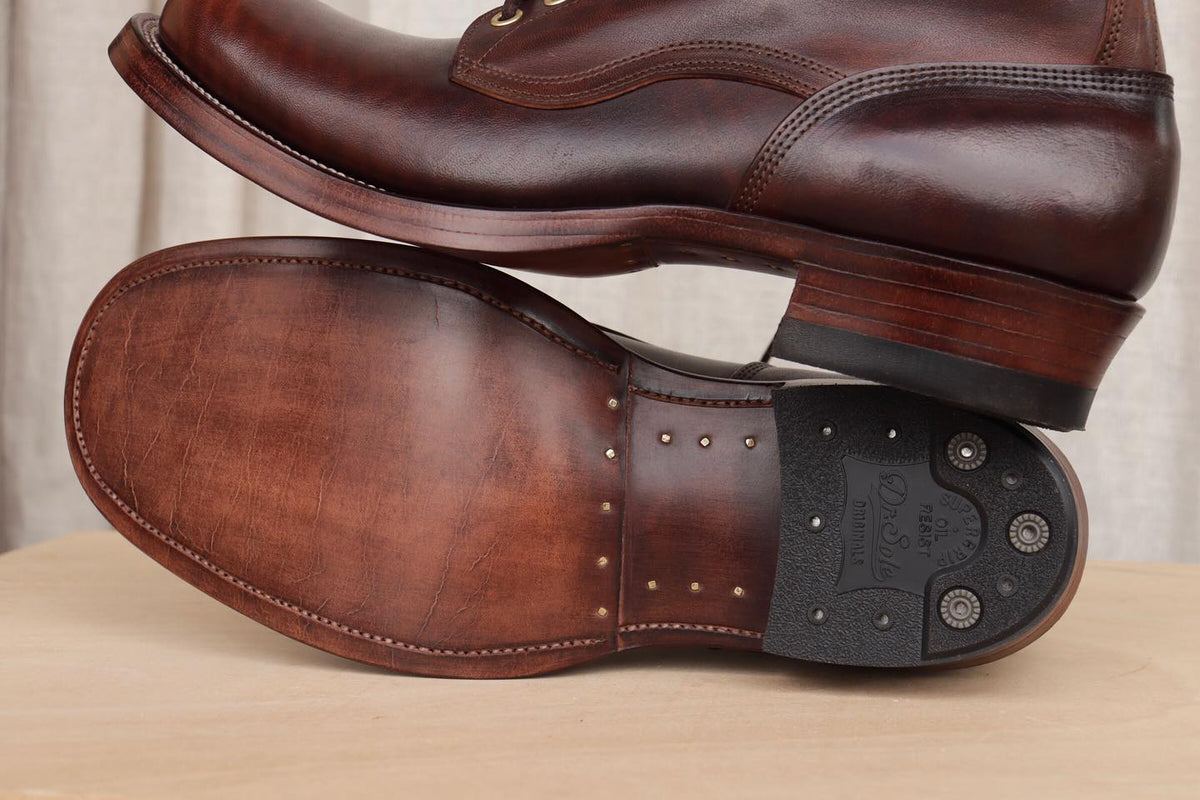 Genuine Leather Vintage Distressed Martin Boots
