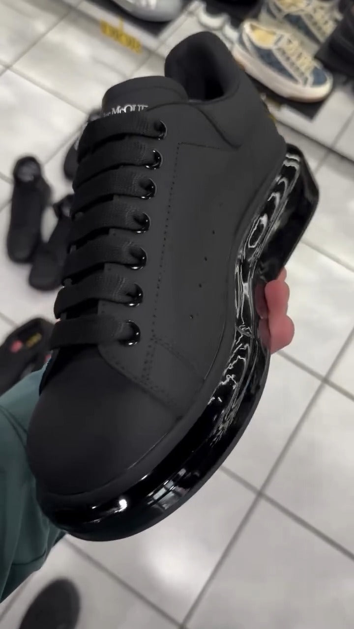 Black Platform Sneakers