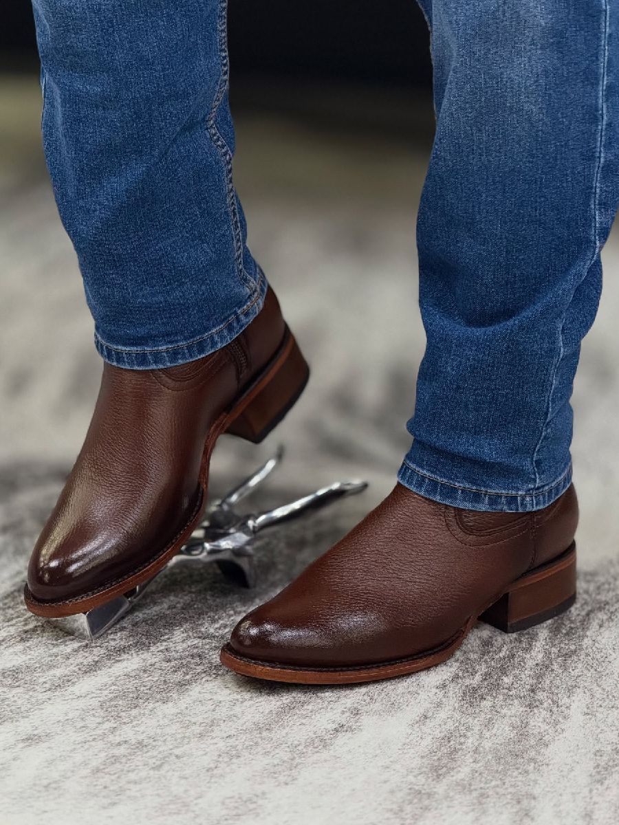 Round Toe Cowboy Casual Boots