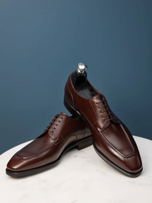 Italian Norwegian Stitched Low-top Cowhide Genuine Leather Shoes