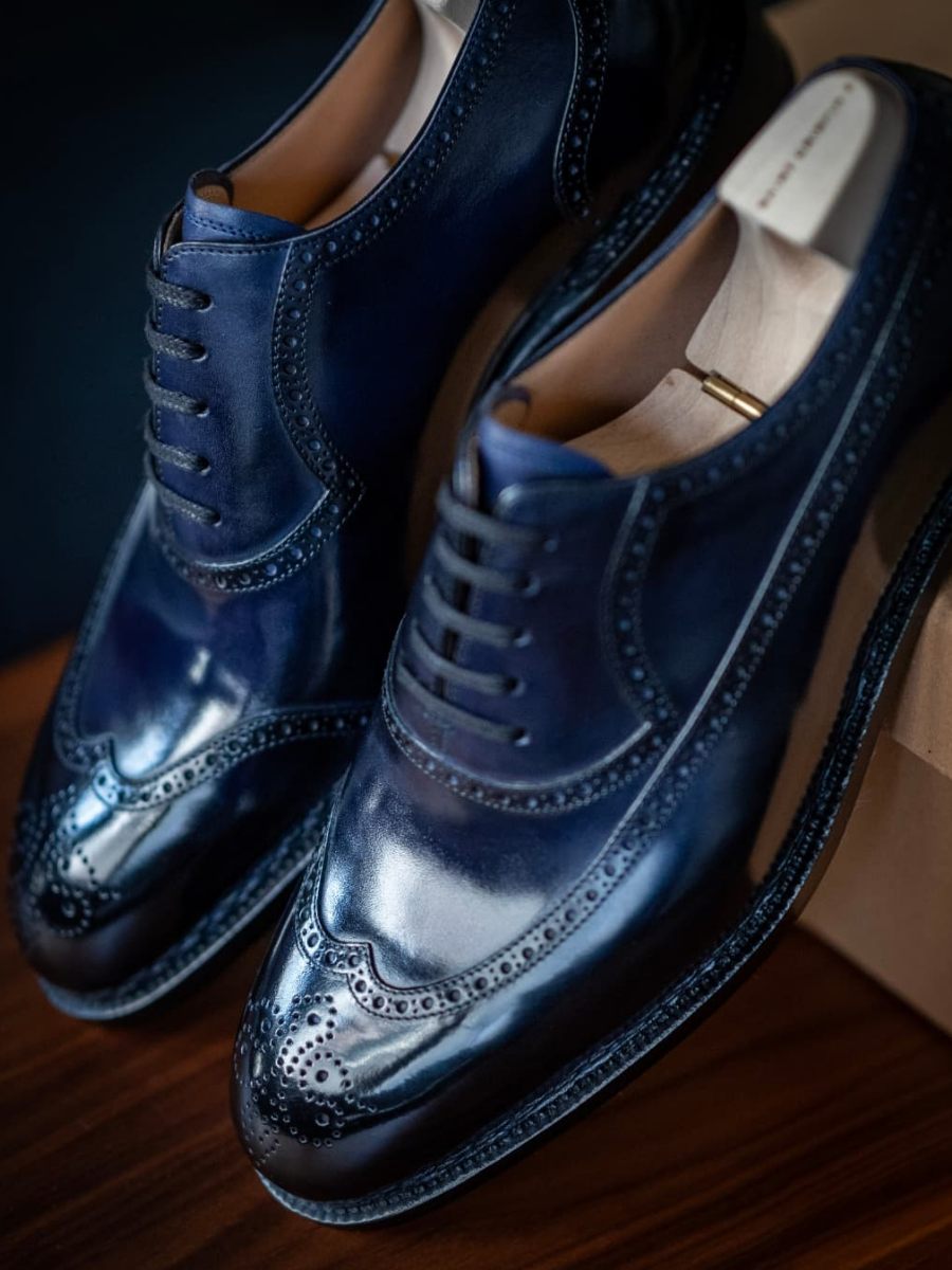Brogue Carved All-match Genuine Leather Shoes