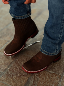 Embroidered Chelsea Boots Men's Martin Boots