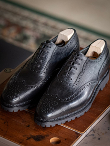 Brogue Carved Vintage Leather Shoes