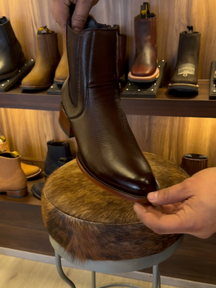 High Top Vintage Leather Boots