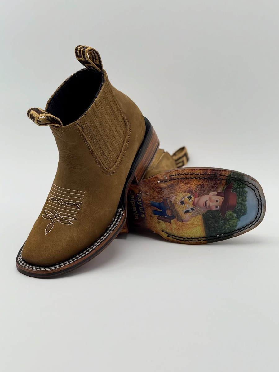 Embroidered Chelsea Martin Boots