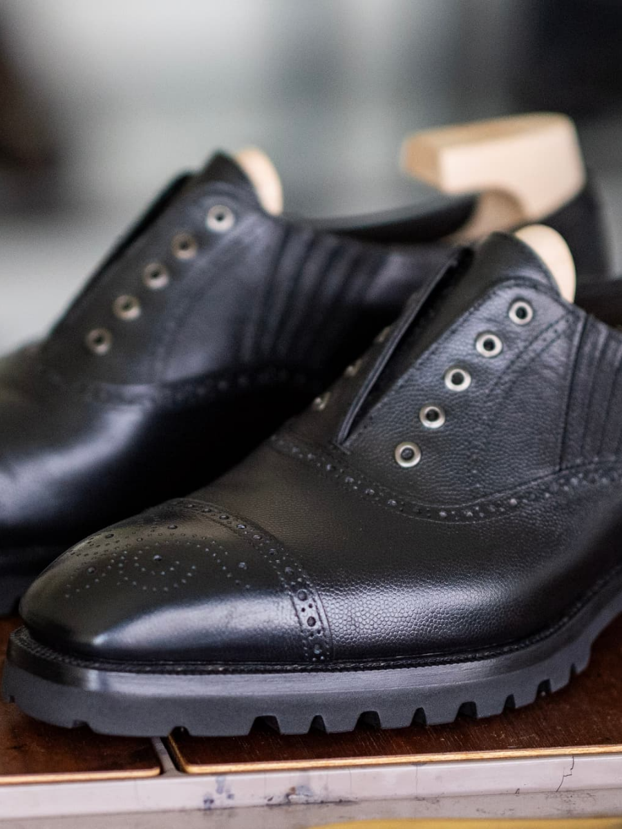 No-lace-up Oxford Shoes