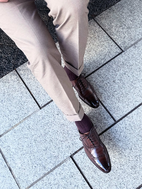 Genuine Leather Gentleman Brogues Men's Shoes