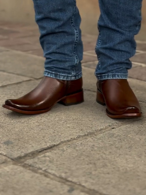 Genuine Leather Handmade Deerskin Western Boots