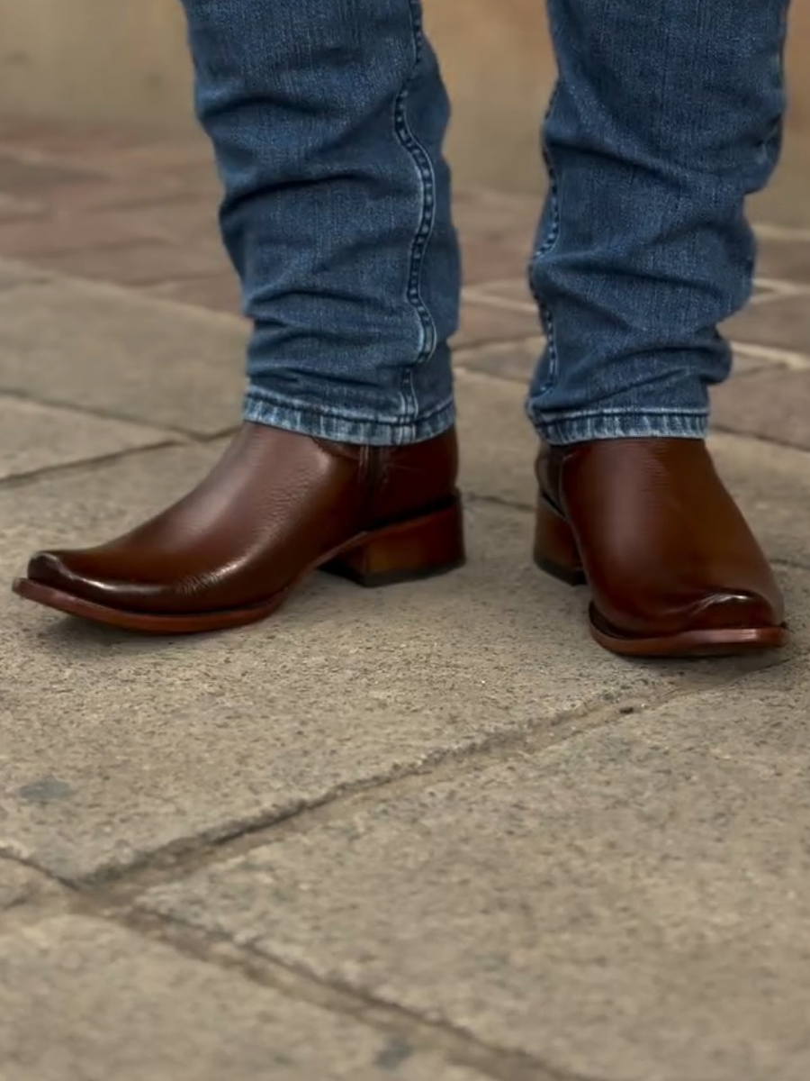 Genuine Leather Handmade Deerskin Western Boots
