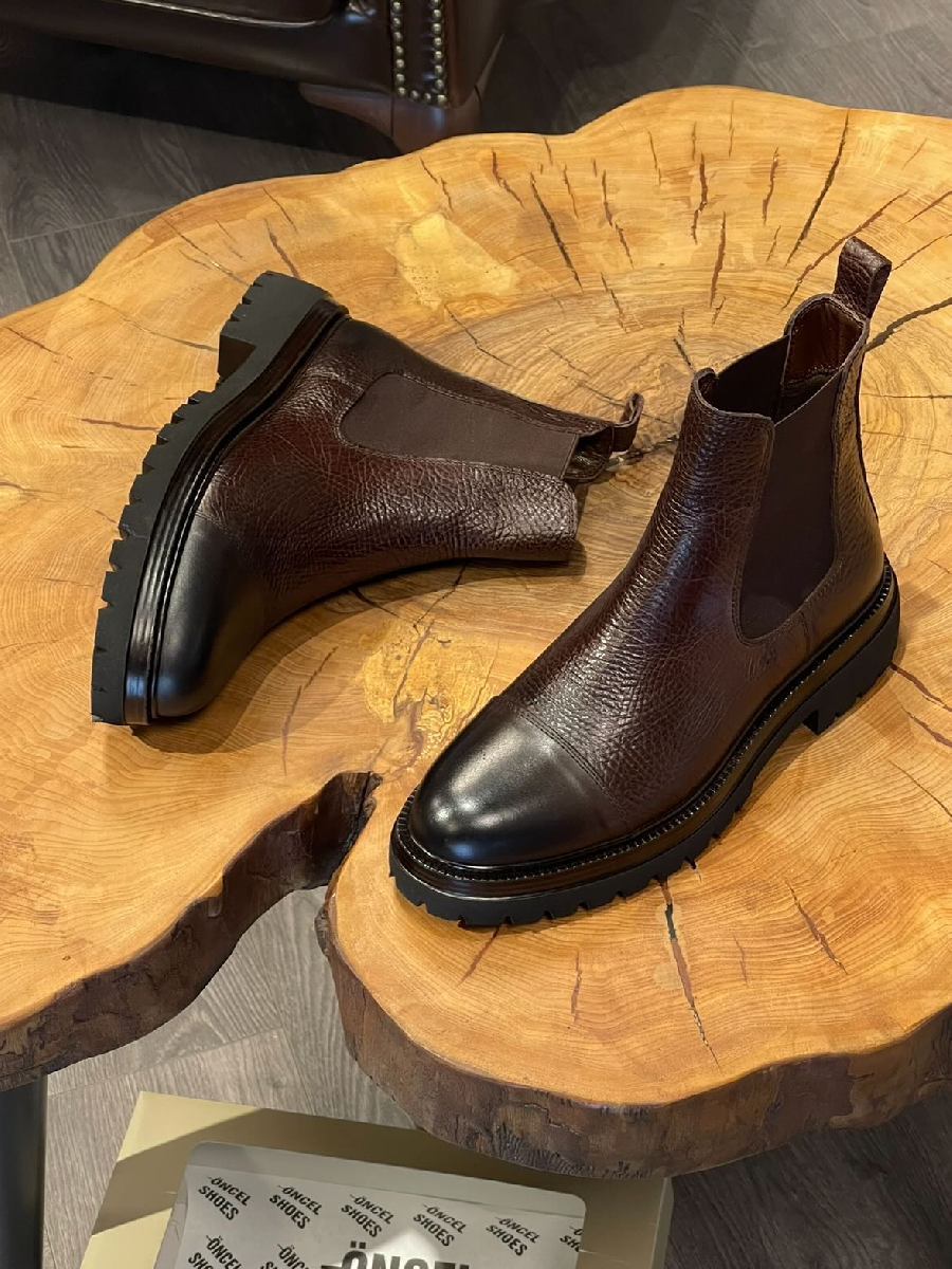 Vintage Chelsea Ankle Boots Thick-soled Martin Boots