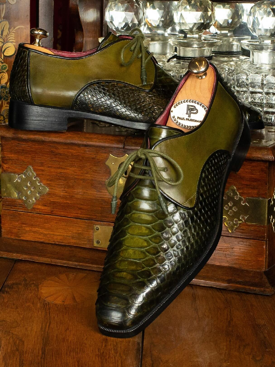 Four Seasons All-match Formal High-end Snake Pattern Leather Shoes