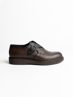 Handmade Genuine Leather Buckle Shoes