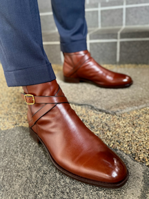 Martin Boots Pointed Leather Shoes