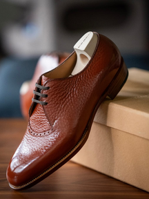 Carved Casual Leather Shoes