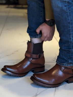 Trendy and Stylish Men's Leather Boots
