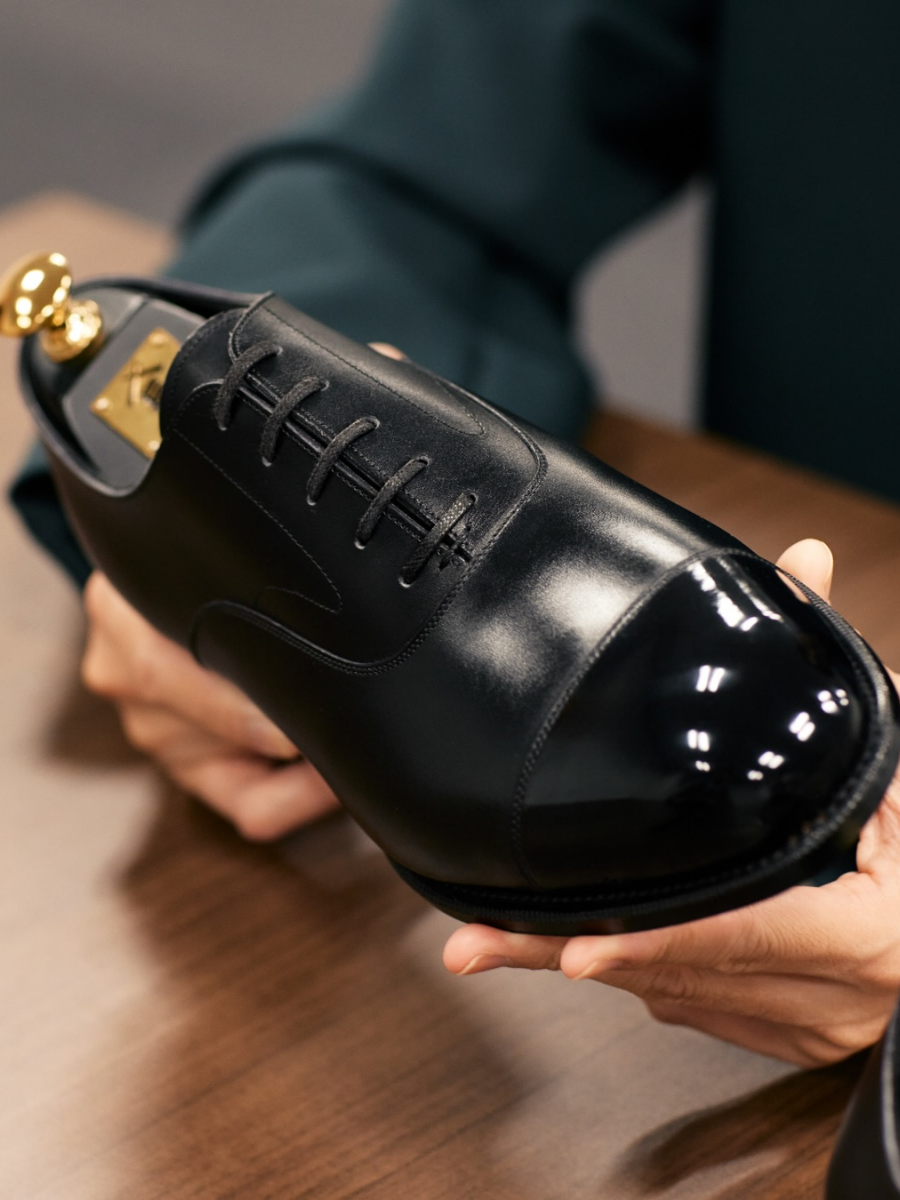 Black Oxford Leather Shoes