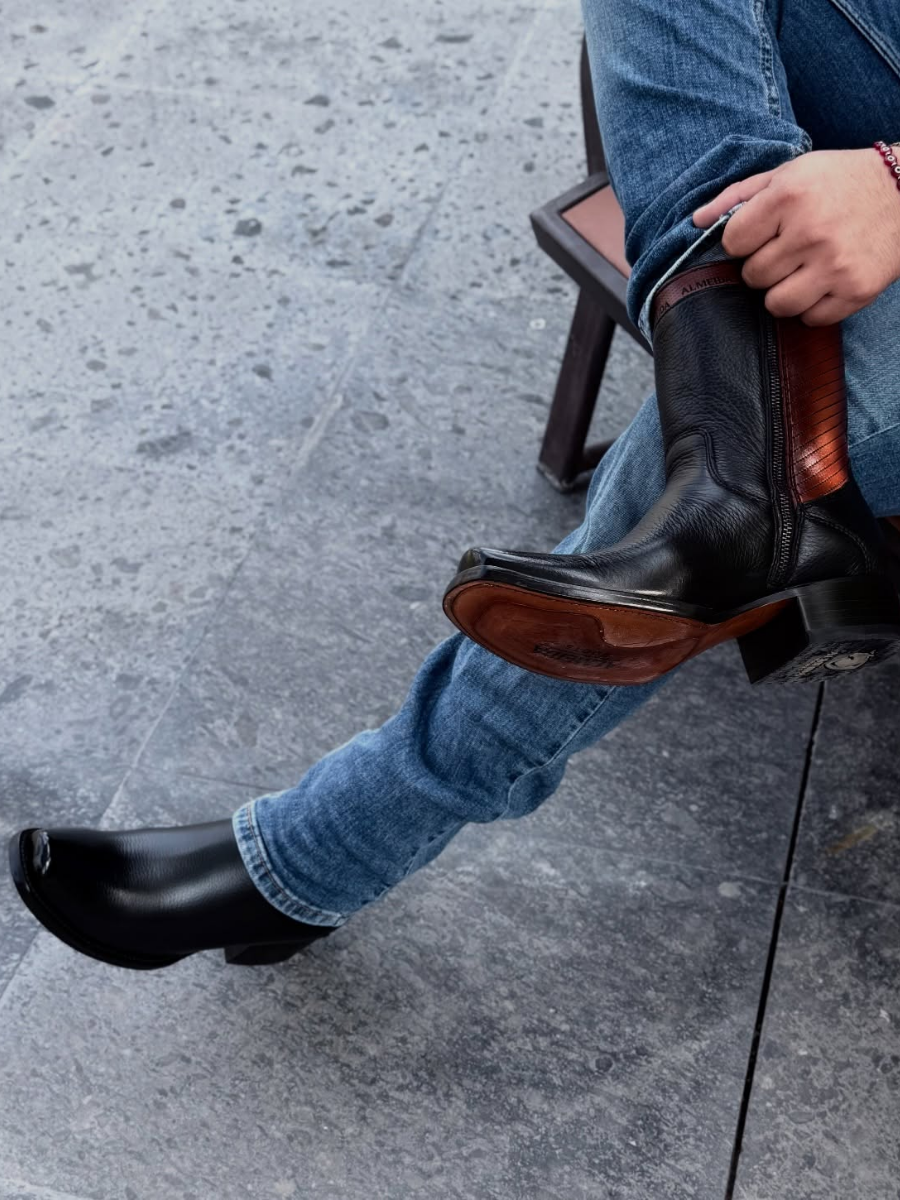 Retro Mid-calf Casual Boots