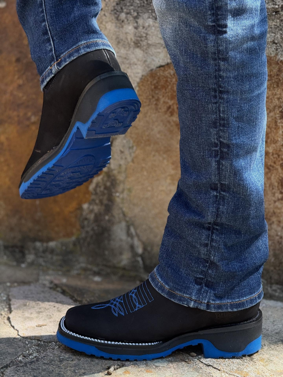 Embroidered Chelsea Boots