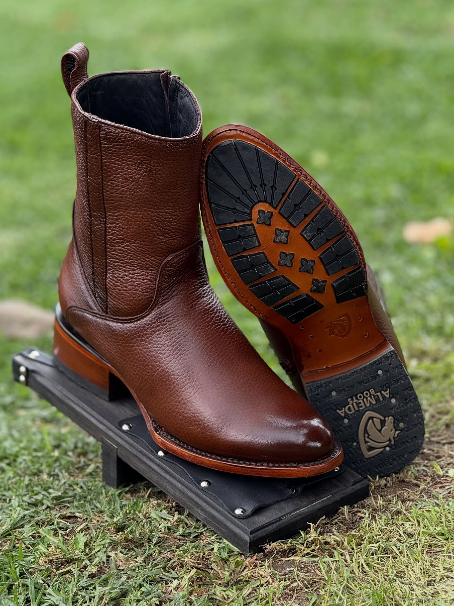 Pointed Toe Men's Casual Riding Boots