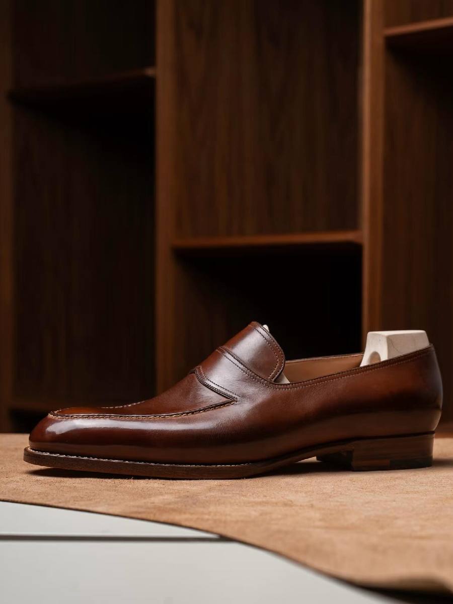 Genuine Leather Slip-on Business Casual Shoes
