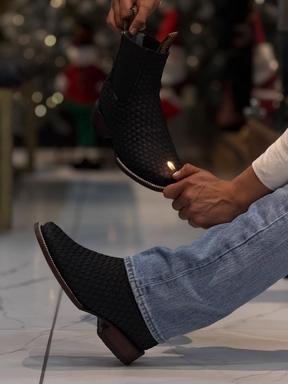 Hand-woven Western Boots