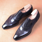 Fog Grey Calfskin Shoes