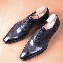 Fog Grey Calfskin Shoes