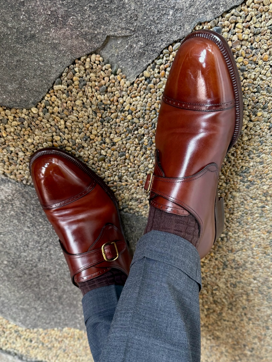 Vintage Buckle Business Formal Leather Shoes
