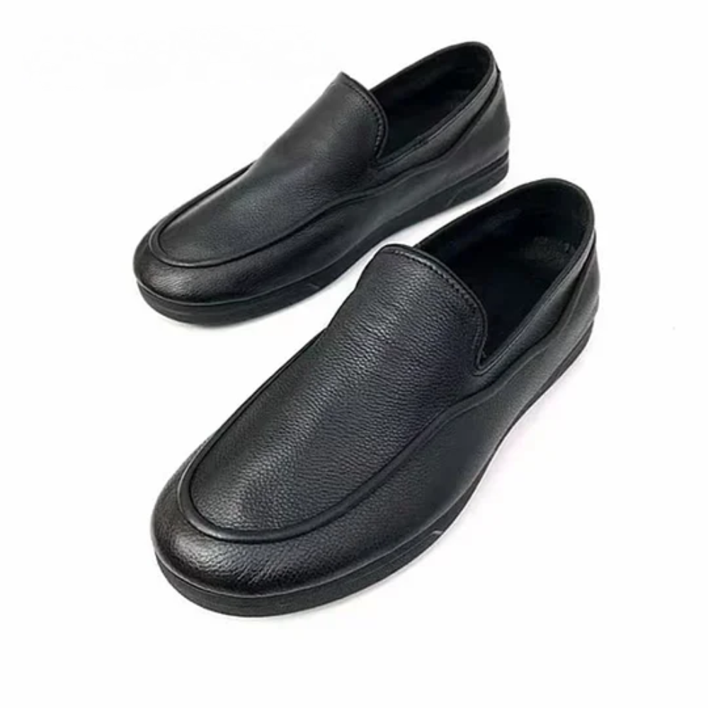 Casual Fashion Soft Sole Flat Heel Leather Shoes|Soft Foldable Packable Loafer