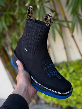 Embroidered Chelsea Boots