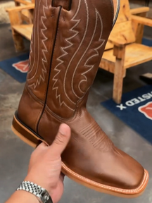 Vintage Embroidered Cowboy Boots