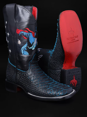 Premium Embroidered Cowboy Boots