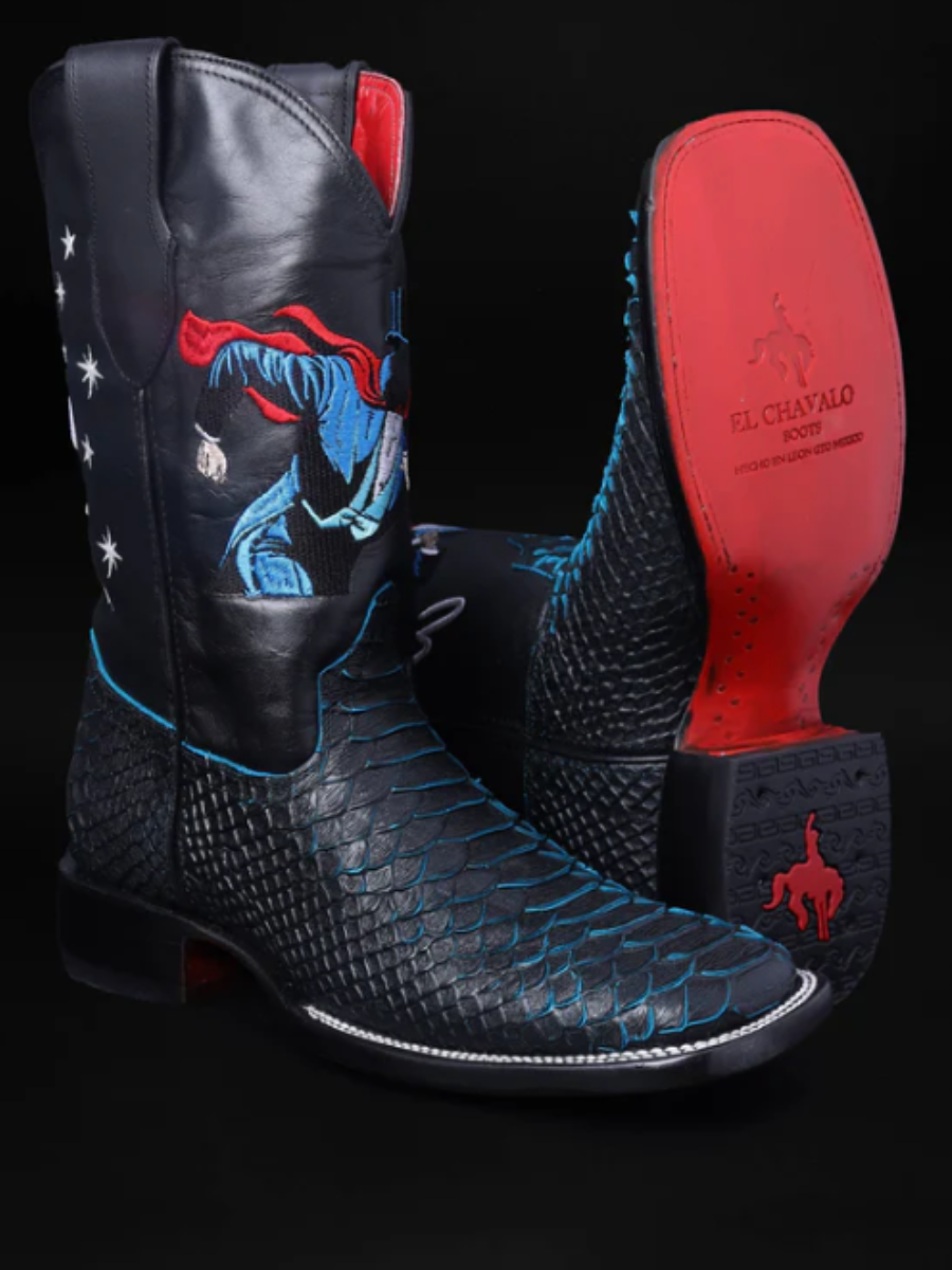 Premium Embroidered Cowboy Boots