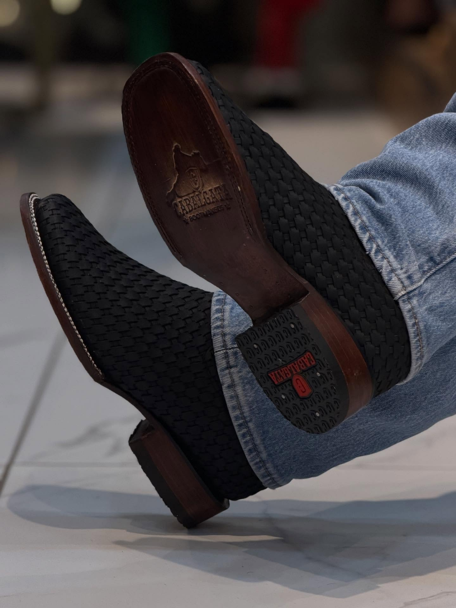 Hand-woven Western Boots