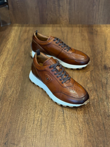 Fashion Leather Retro Sneakers