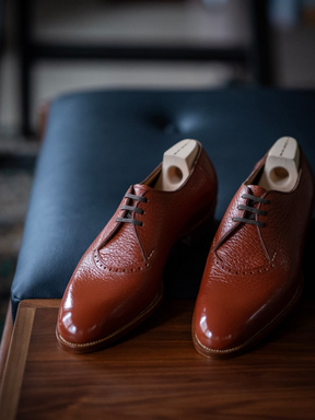 Carved Casual Leather Shoes