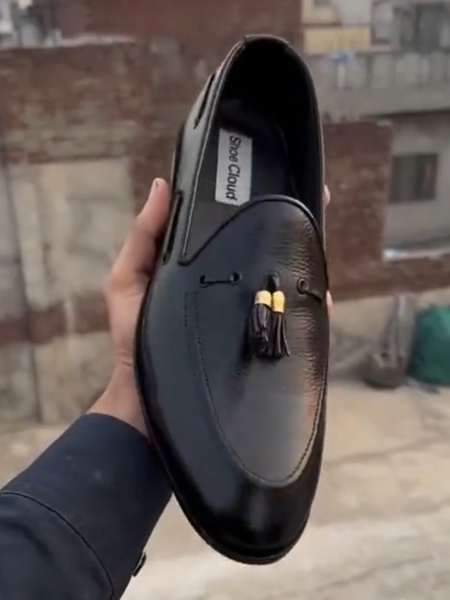 Versatile Tassel Leather Shoes