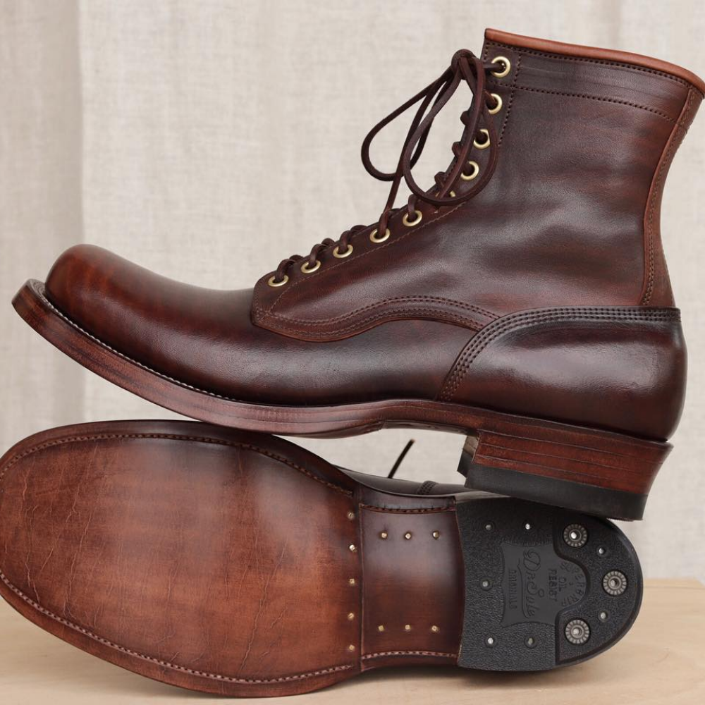 Genuine Leather Vintage Distressed Martin Boots