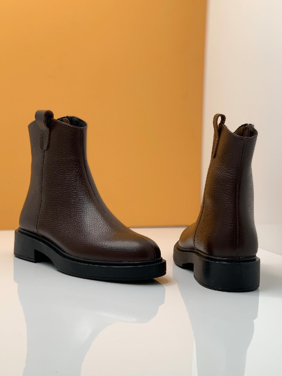 Retro Thick Heel Martin Boots