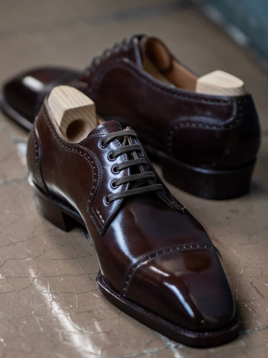 Handmade Genuine Leather Lace-up Shoes