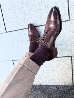 Genuine Leather Gentleman Brogues Men's Shoes