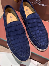 Blue Flat Sneakers