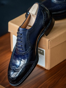 Brogue Carved All-match Genuine Leather Shoes