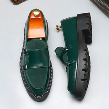 Casual Leather Shoes Fashion Slip-on Leather Shoes